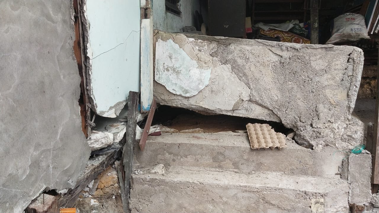 Rumah di Mungguk Malaria Terancam Ambruk