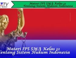 Materi IPS SMA Kelas 11 tentang Sistem Hukum Indonesia