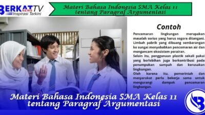 Materi Bahasa Indonesia SMA Kelas 11 tentang Paragraf Argumentasi