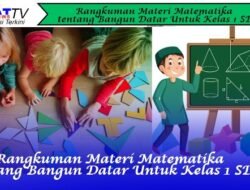 Rangkuman Materi Matematika tentang Bangun Datar Untuk Kelas 1 SD