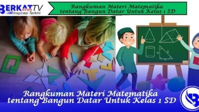 Rangkuman Materi Matematika tentang Bangun Datar Untuk Kelas 1 SD