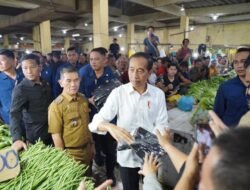 Jokowi Menilai Harga Pangan di Pontianak Stabil