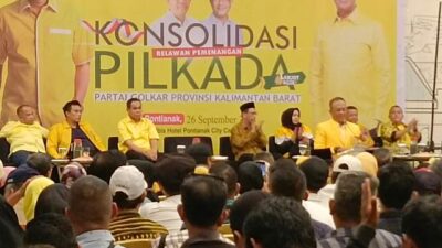 Golkar Kalbar Siapkan Relawan Juru Bicara di Pilgub