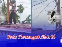 Seorang Pria Tersengat Listrik