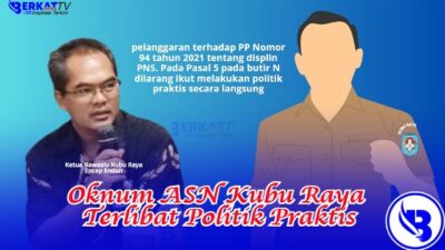 Oknum ASN Kubu Raya Terlibat Politik Praktis Jelang Pilkada. Terlihat Antarkan Paslon ke KPU