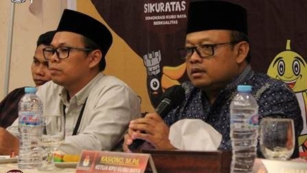 Debat Publik Pilkada Kubu Raya 30 Oktober. KPU Bentuk Tim Perumus