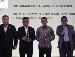 Dirut Bank Kalbar Raih The Most Commited Top Leader on Human Capital 2024