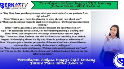 Percakapan Bahasa Inggris SMA tentang Future Plans untuk Kelas 10