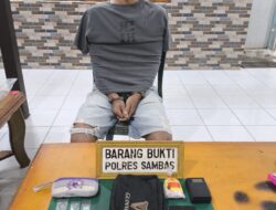 Seorang Wiraswasta Pengedar Sabu di Sambas