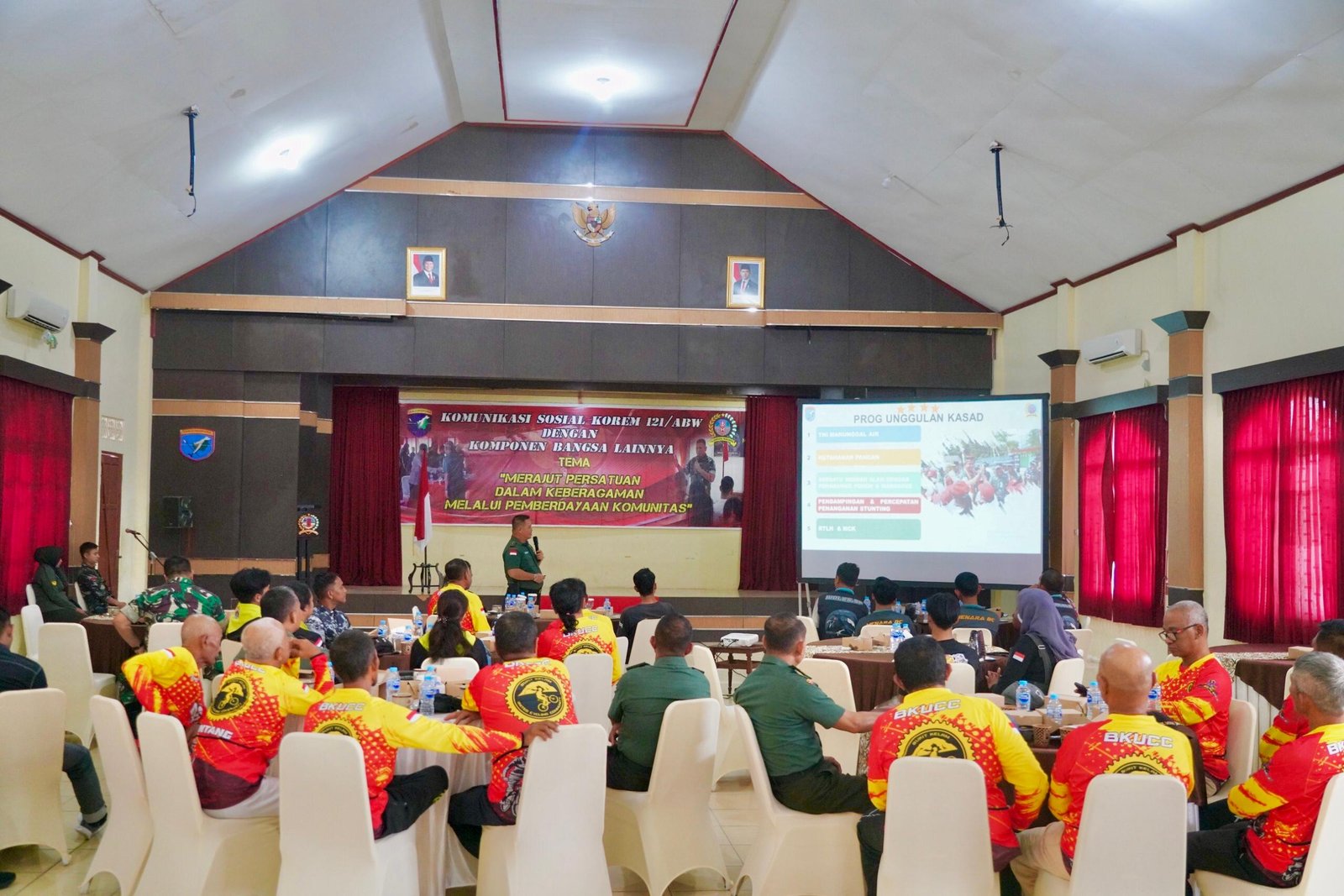 Komsos TNI Perkuat Sinergisitas Dengan Komponen Bangsa