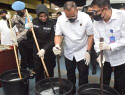 11 Kg Sabu Dimusnahkan, Buruh Lepas Diupah Rp2 Juta