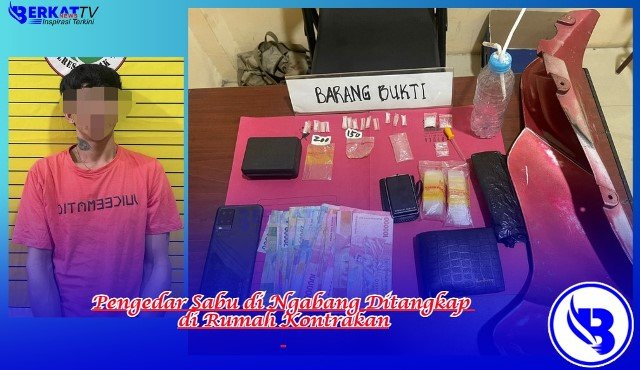 Pengedar Sabu di Ngabang Ditangkap di Rumah Kontrakan