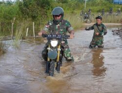 Tinjau Daerah Banjir, Danrem Perintahkan Prajurit Siaga