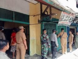 Delapan Kios Disegel Ganggu Tibum