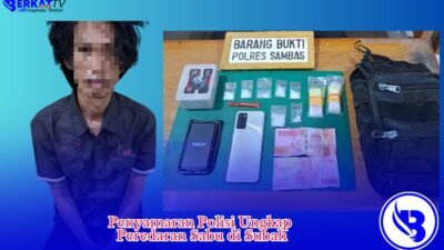 Penyamaran Polisi Ungkap Peredaran Sabu di Subah