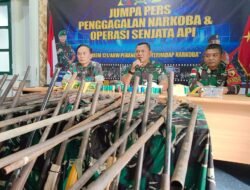 92 Senjata dan Amunisi Eks Paraku/GPRS Diserahkan ke TNI