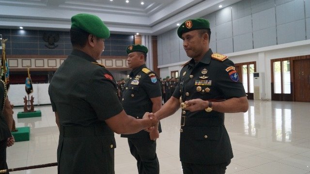 Sertijab Danrem 121/Abw, Brigjen Purnomosidi Janji Lanjutkan Program