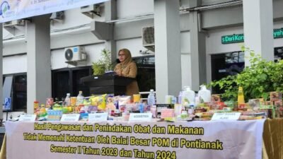 Ribuan Produk Obat dan Makanan Ilegal Beredar di Kalbar