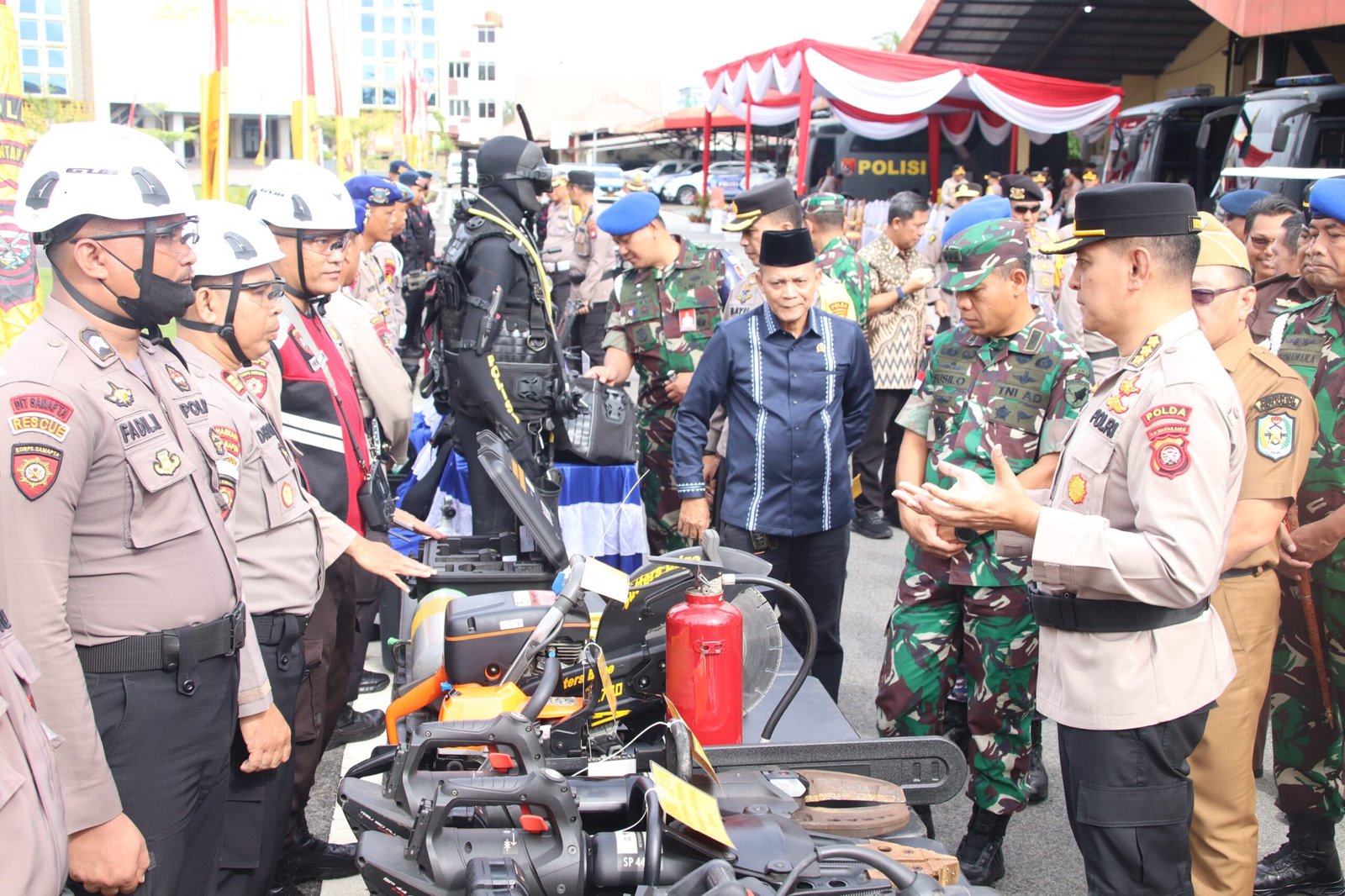 Operasi Liong Kapuas, Polda Kalbar Dirikan 23 Pos Pam di 8 Daera