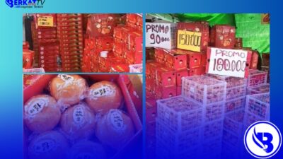 Buah dari Taiwan dan Cina Banjir Jelang Imlek
