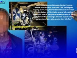 Misteri Senter Meledak di Pontianak Terungkap. Satu Pelaku Diamankan, Barang Bukti Disita