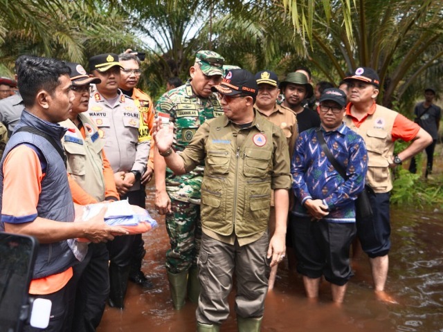 BNPB Salurkan Bantuan Korban Banjir di Kubu Raya