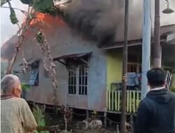 Ibu dan Balita Selamat dari Kebakaran