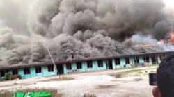 Rumah Betang Panjang Terbakar