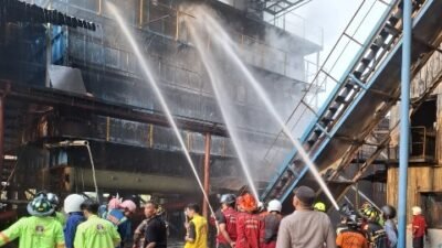 Dapur Turbin Boiler Picu Kebakaran di PT Alas Kusuma