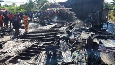 Kios Sembako dan Bengkel Hangus Terbakar