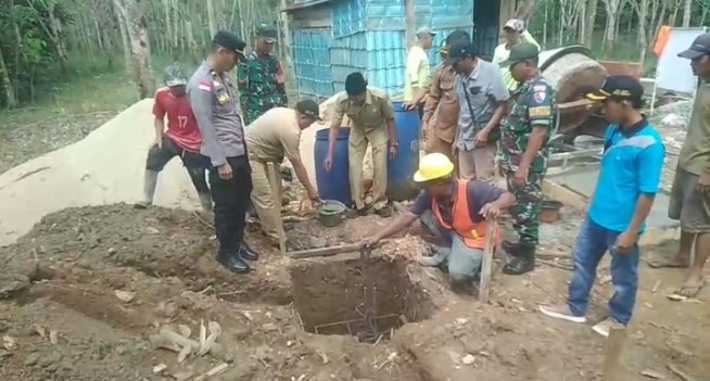 Dana Desa Bangunkan Jembatan Gantung Sui Yaboh
