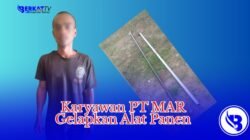 Karyawan PT MAR Enam Kali Mencuri Alat Panen Sawit