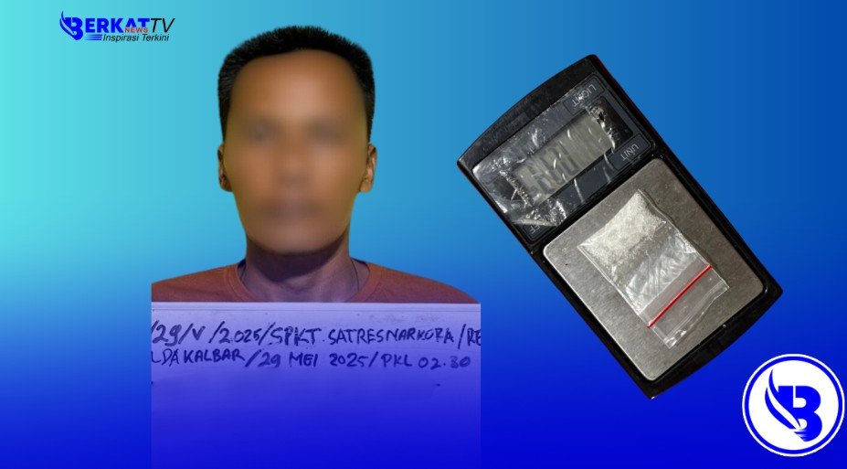 Pengedar Sabu Hampir 1 Gram Ditangkap di Jalan