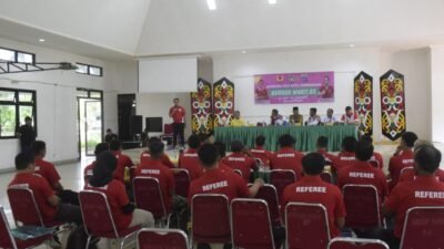 Cari Standar Nasional, 23 Wasit Sepak Bola Kalbar Ambil Lisensi C3