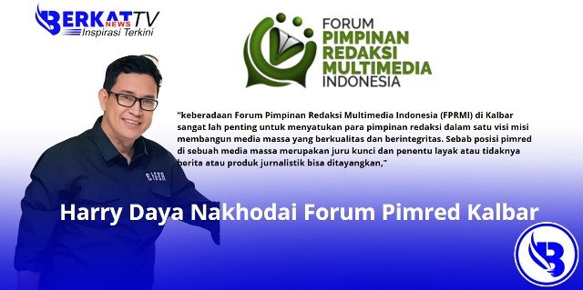 Harry Daya Nakhodai Forum Pimred Kalbar