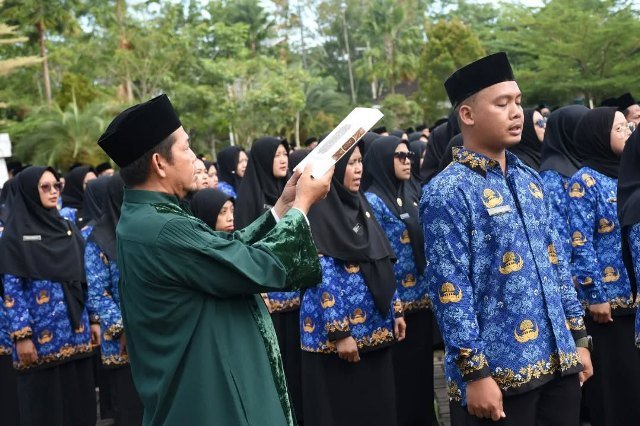 621 PPPK Disumpah Dibawah Kitab Suci, Jaga Integritas Melayani