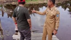 Jembatan Kayu di Mega Timur Roboh, Warga Melintas Tercebur ke Sungai