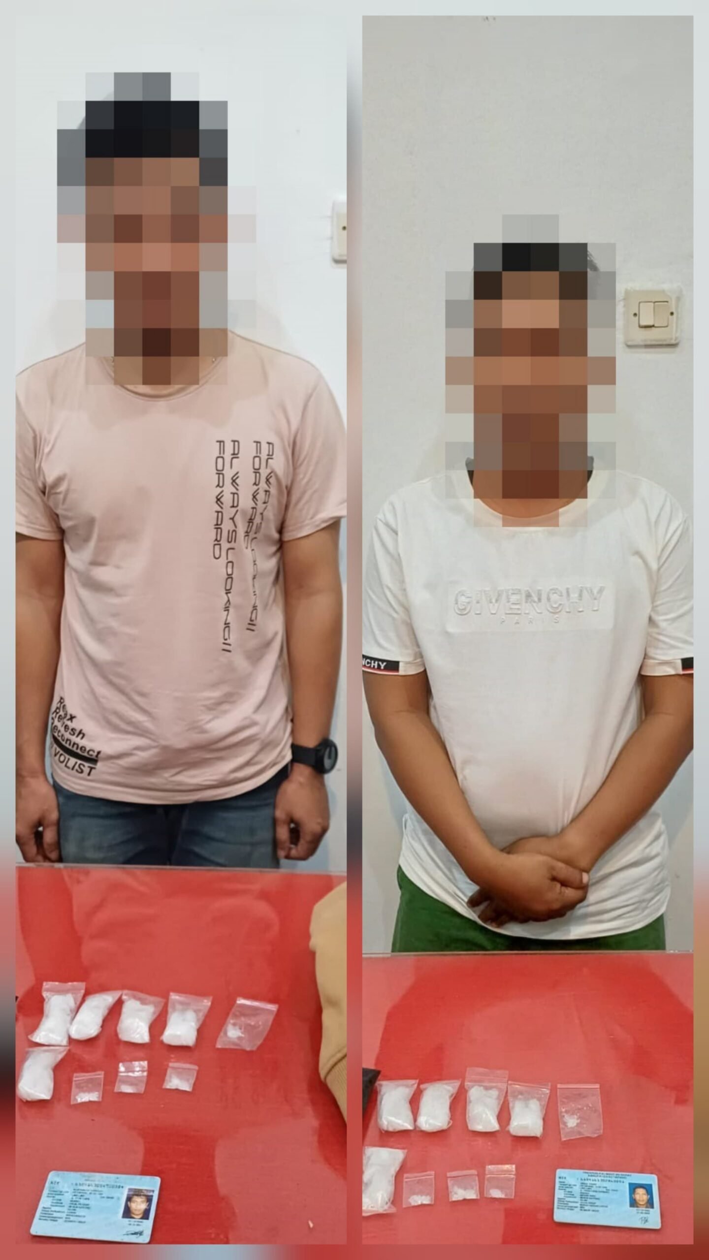 Dua Pengedar Sabu 52 Gram Dibekuk