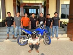 Pelaku Curanmor Melawan Petugas Saat Ditangkap