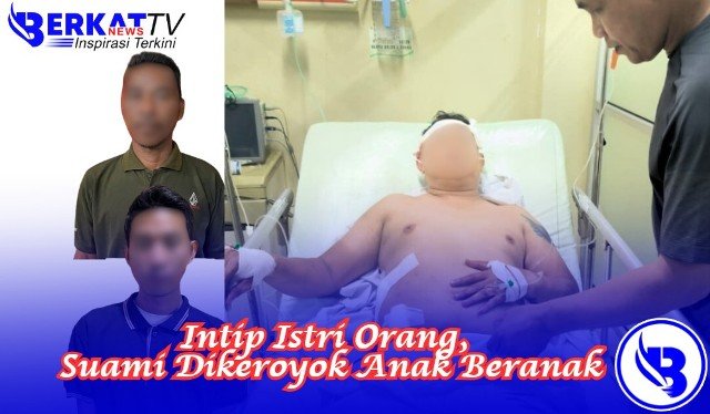 Intip Istri Orang, Suami Dikeroyok Anak Beranak