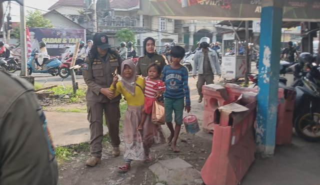 Gepeng dan Anak Punk Wajah Lama Terjaring Razia. Ada Juga dari Palembang