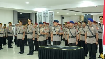 Sertijab Perwira Polda Kalbar, Ingat Junjung Tinggi Integritas