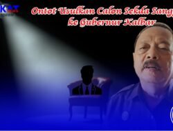 Ontot Rekomendasikan Satu Calon Sekda Sanggau ke Gubernur Kalbar