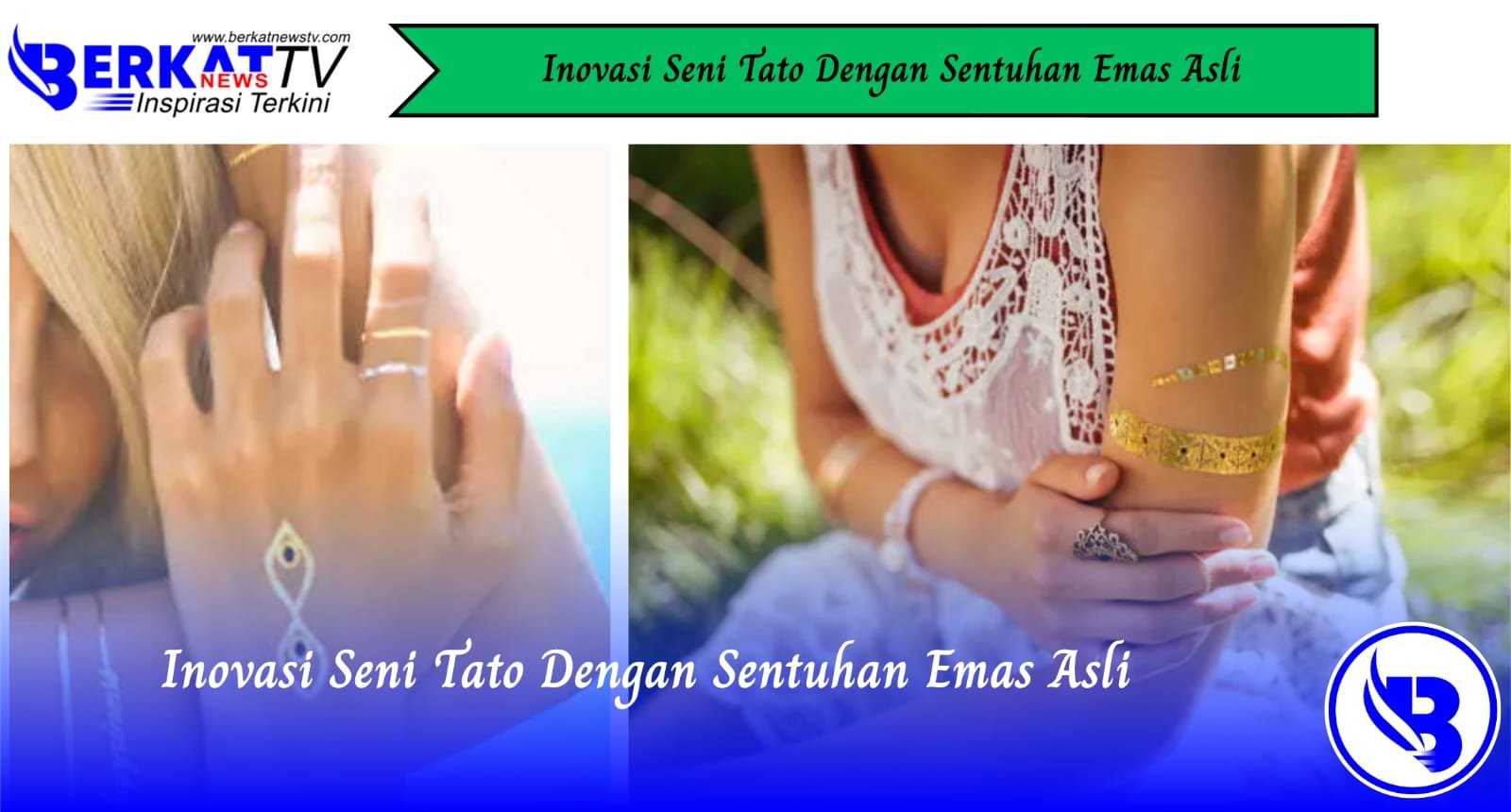 Inovasi Seni Tato Dengan Sentuhan Emas Asli