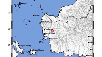 Sanggau Kembali Diguncang Gempa Bumi