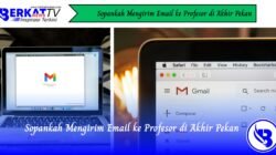 Sopankah Mengirim Email ke Profesor di Akhir Pekan?