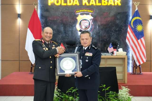Polda Kalbar dan PDRM Perketat Perbatasan dari Kejahatan Internasional