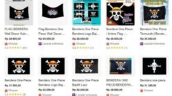 Bendera One Piece Marak Dijual di Online