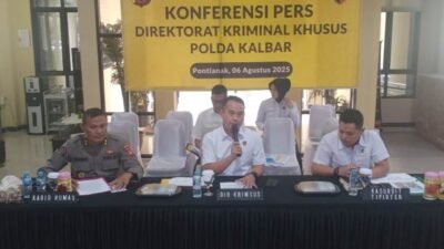 33 Kg Emas Hasil PETI di Kalbar Disita. 65 Tersangka Ditangkap