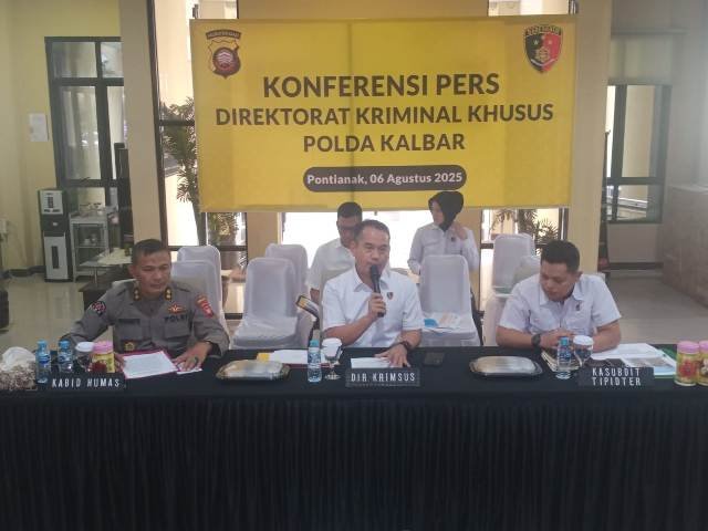 33 Kg Emas Hasil PETI di Kalbar Disita. 65 Tersangka Ditangkap